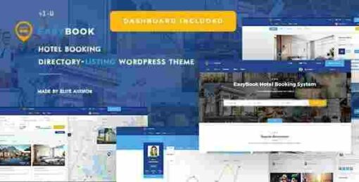 EasyBook Theme GPL Hotel Booking, Directory & Listing WordPress Theme
