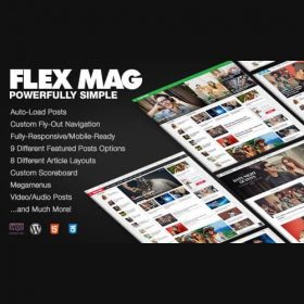 Products Update 2 5 Flex Mag Responsive WordPress News Theme