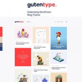 Products Update 2 7 Gutentype 100% Gutenberg WordPress Theme for Modern Blog