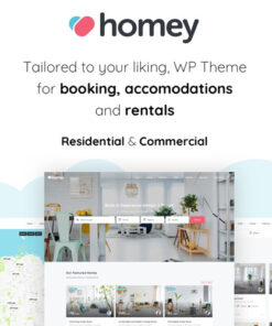 Homey Booking and Rentals WordPress Theme