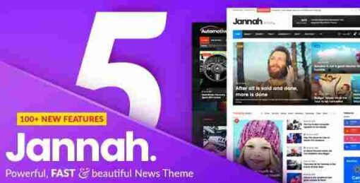 Jannah News Newspaper Magazine News AMP BuddyPress GPL Theme