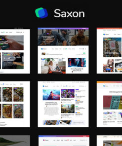 Saxon Viral Content Blog Magazine WordPress Theme