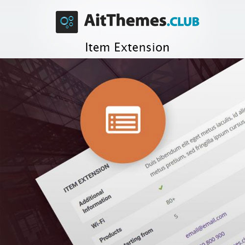 AIT Item Extension 2 AIT Item Extension
