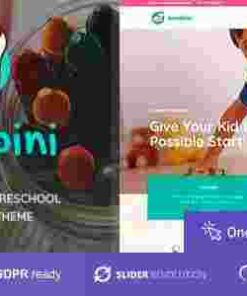 Bambini Theme GPL Kindergarten & Pre-School Theme