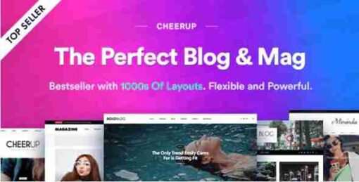 CheerUp Blog Magazine – WordPress Blog Theme