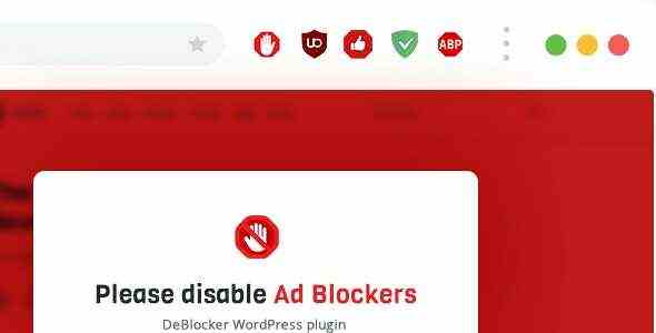 DeBlocker – Anti AdBlock for WordPress GPL – Plugin for WordPress 3 DeBlocker Anti AdBlock for WordPress