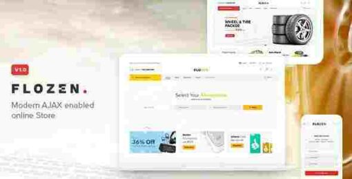 Flozen Theme GPL WooCommerce AJAX WordPress RTL Websites
