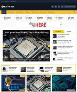 MyThemeShop Crypto Bitcoin & Cryptocurrency WordPress Theme