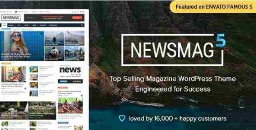 Newsmag Theme GPL Newspaper & Magazine WordPress Theme