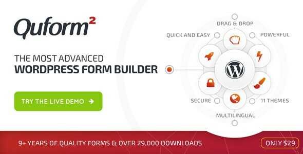Quform GPL – WordPress Form Builder 2 Quform GPL – WordPress Form Builder
