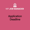 WP Job Manager Application Deadline Addon 2 WP Job Manager Application Deadline Addon