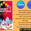 Merry Christmas Customizable Templates Canva Editable | Christmas New Year 2025 Instagram Feed | Canva Designs 1 Merry Christmas Customizable Templates Canva Editable