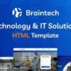 Braintech Theme GPL Technology & IT Solutions WordPress Websites 1 Braintech Theme GPL