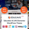 Educavo Theme GPL Multipurpose Online Courses & Education