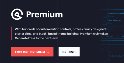 GeneratePress Premium Add on GPL