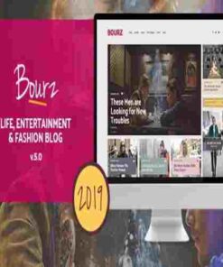 Bourz GPL Theme – Life & Entertainment Magazine Theme