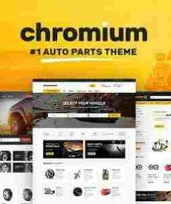 Chromium Theme GPL – Auto Parts Shop WordPress WooCommerce