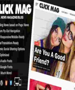 Click Mag Viral WordPress News Magazine Blog Theme – GPLThemes
