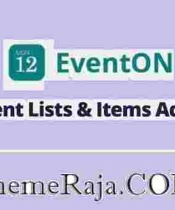EventOn Event Lists & Items Addon