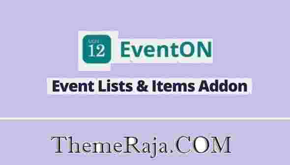 EventOn Event Lists & Items Addon GPL Plugin 3 EventOn Event Lists & Items Addon