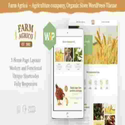 Farm Agrico GPL Theme Agricultural Business & Organic Food WordPress Theme 3 Farm Agrico GPL Theme – Agricultural Business & Organic Food WordPress Theme