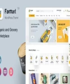 Farmart Organic & Grocery Marketplace WordPress Theme