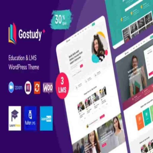Gostudy GPL Theme – Education WordPress Theme