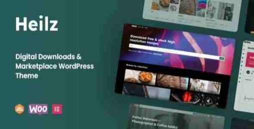 Heilz Theme GPL – Digital Downloads & Marketplace WordPress Theme