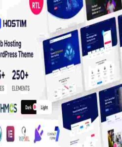 Hostim GPL Theme Web Hosting WordPress Theme with WHMCS