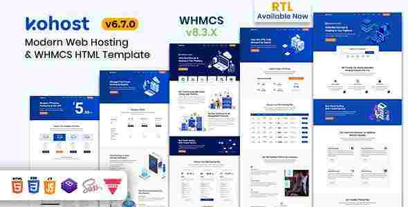 Kohost Theme GPL Modern Web Hosting and WHMCS Template 3 Kohost Theme GPL Modern Web Hosting and WHMCS Template