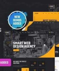 Linoor Theme GPL Digital Agency Services WordPress Website