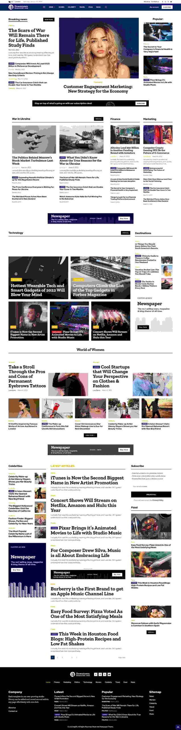 News WEBSITE CUSTOMIZATION 1