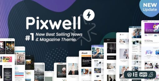 Pixwell Theme GPL Modern MagazineNews For WordPress