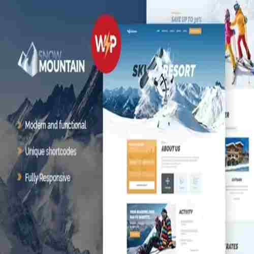 Snow Mountain Ski Resort & Snowboard School WordPress GPL Theme 3 Snow Mountain Ski Resort & Snowboard School WordPress GPL Theme
