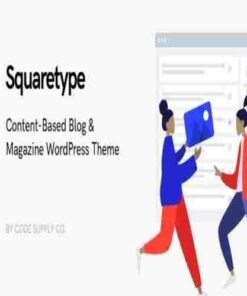 Squaretype Modern Blog WordPress Theme – GPLTheme