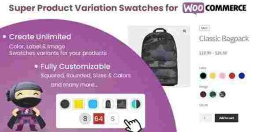 Super Product Variation Swatches for WooCommerce GPL Plugin