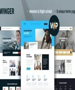 Winger Aviation & Flight School WordPress Theme