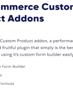 Woocommerce Custom Product Addons GPL