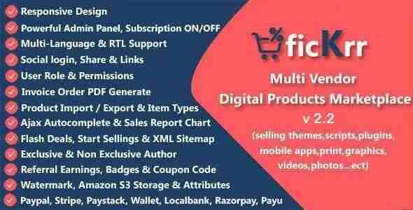 ficKrr GPL Multi Vendor Digital Products Marketplace with Subscription ON / OFF 3 ficKrr GPL Multi Vendor Digital Products Marketplace with Subscription ON OFF