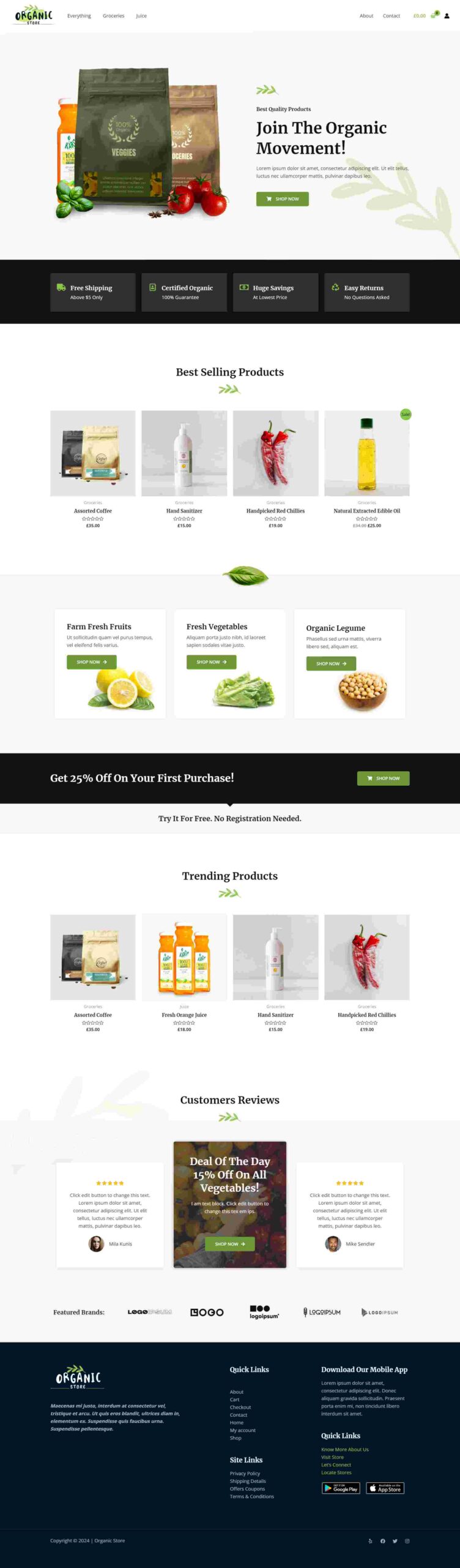 online store website Customization 2