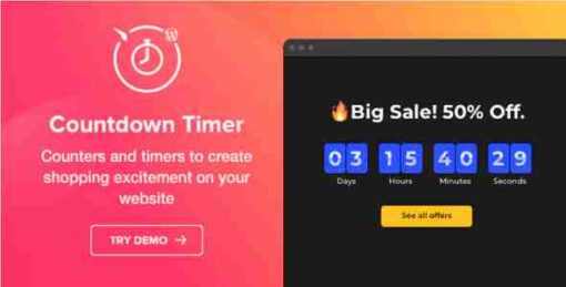 Countdown Timer GPL – WordPress Countdown Timer Plugin