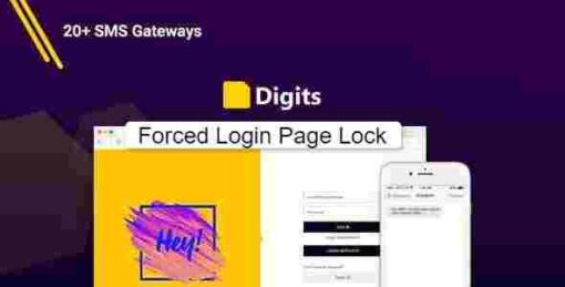 Digits Forced Login Page Lock GPL Plugin