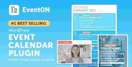 EventOn GPL Pro Plugin – WordPress Virtual Event Calendar Base Plugin