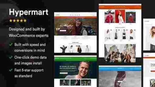 Hypermart Theme GPL Pro WooCommerce Store
