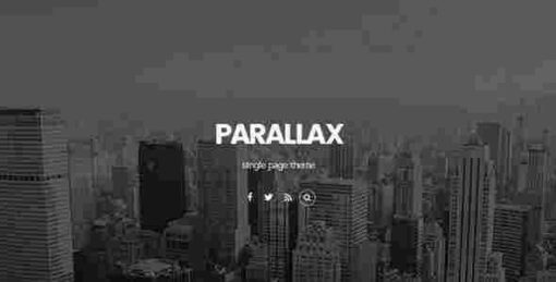 Themify Parallax WordPress Theme GPL