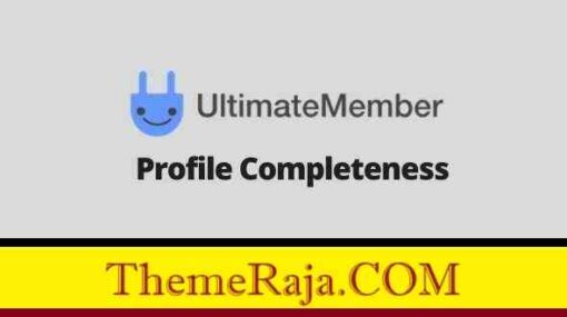 Ultimate Member Profile Completeness Addon GPL Pro Plugin