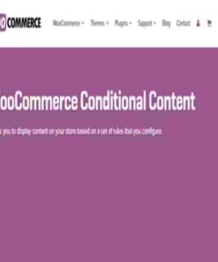 WooCommerce Conditional Content GPL Plugin