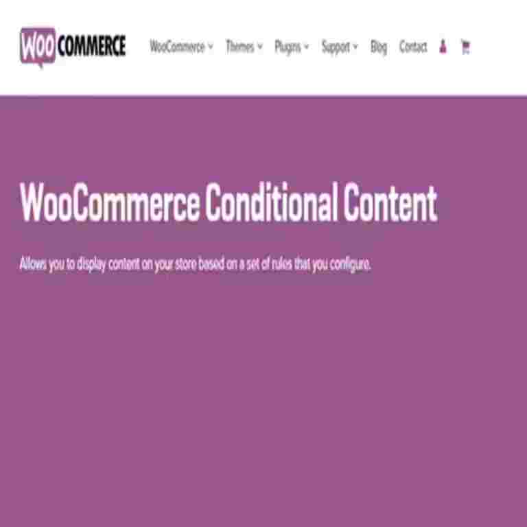 WooCommerce Conditional Content GPL Plugin 3 WooCommerce Conditional Content GPL Plugin