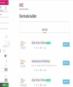 MEC Elementor Shortcode Builder Addon GPL Plugin