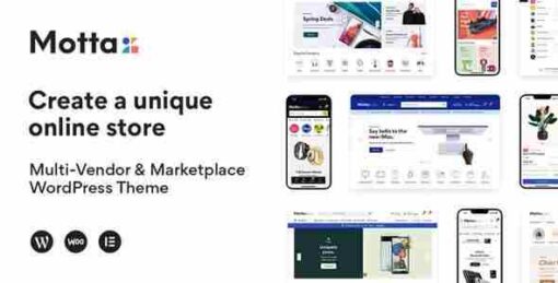 Motta Theme GPL Multi-Vendor and Marketplace WordPress Theme